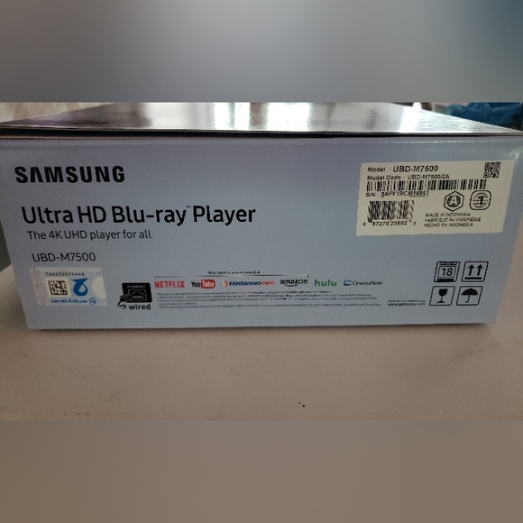 Samsung Ultra HD Blu-ray Player, m#M7500, not used - Picture 7 of 16
